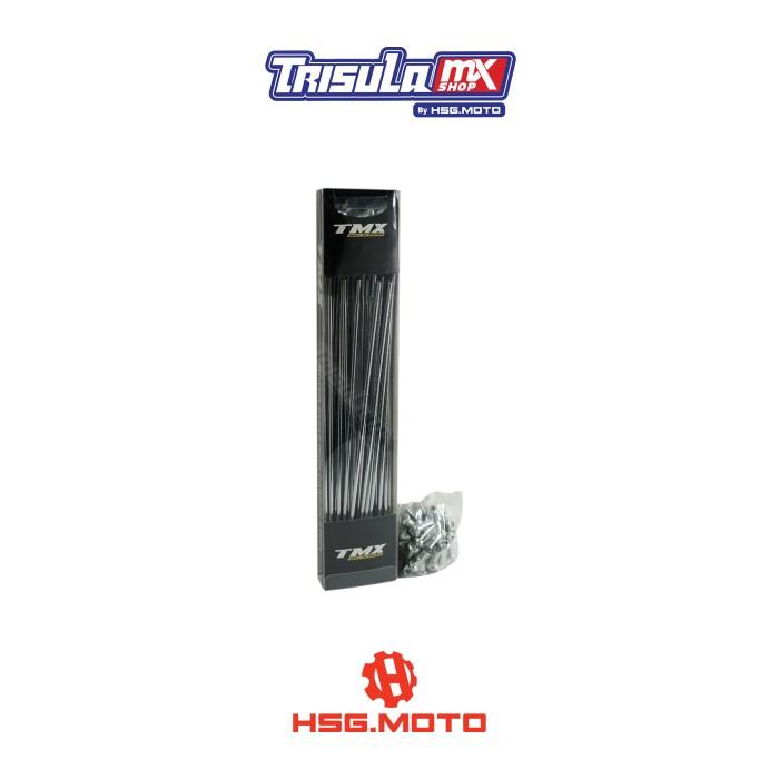 JARI JARI DEPAN SUPERMOTO TMX CHROME/CHROME NIPPLE - R17 9 X 185