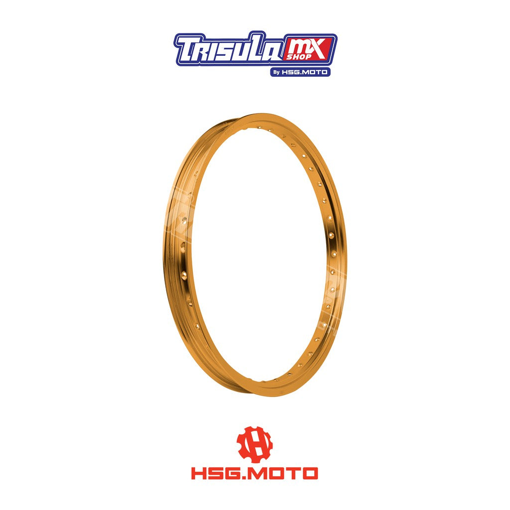 VELG TRAIL BELAKANG TMX ALUM MT RIM 1.85x18 36H - GOLD
