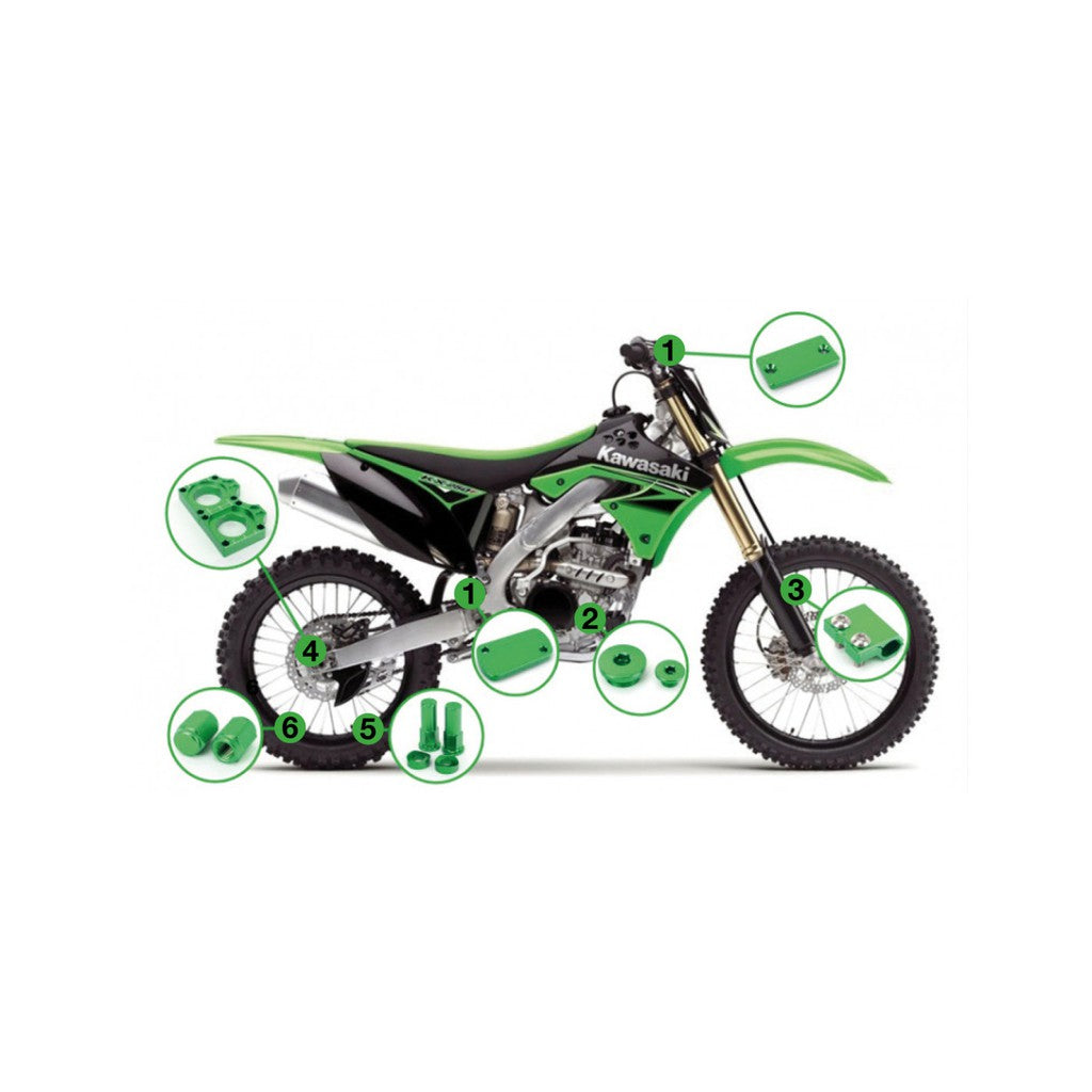 ACCOSSATO CNC OFFROAD KITS KAWASAKI
