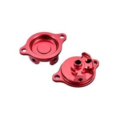 ACCOSSATO OFFROAD FILTER COVER CRF450R 16 - RED