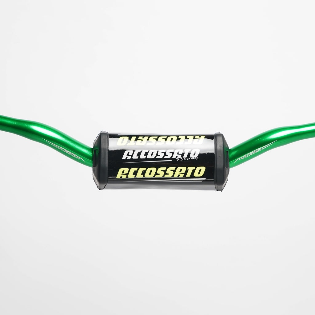 ACCOSSATO OFFROAD HANDLEBAR / FATBAR - GREEN/BLACK