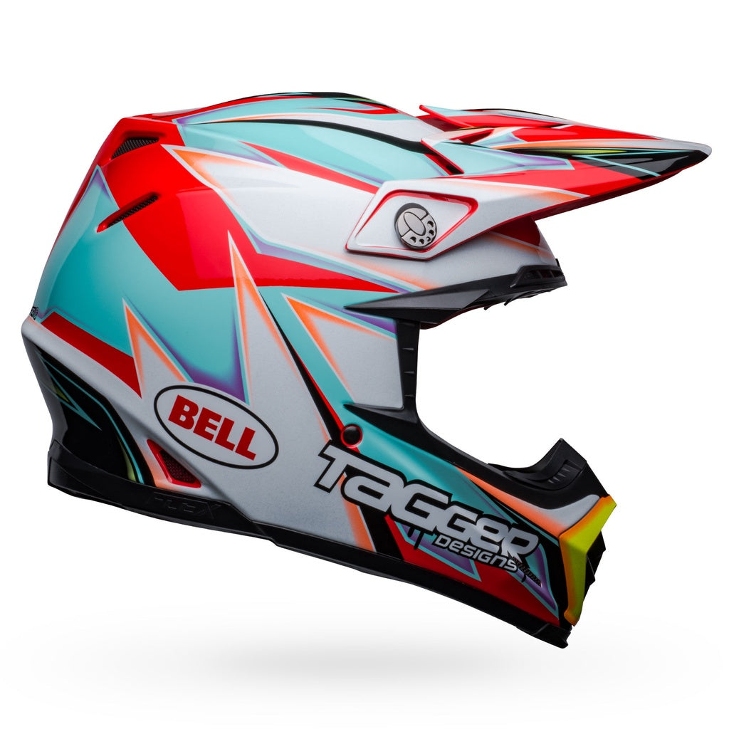 BELL MOTO-9S HELMET - TAGGER EDGE - L