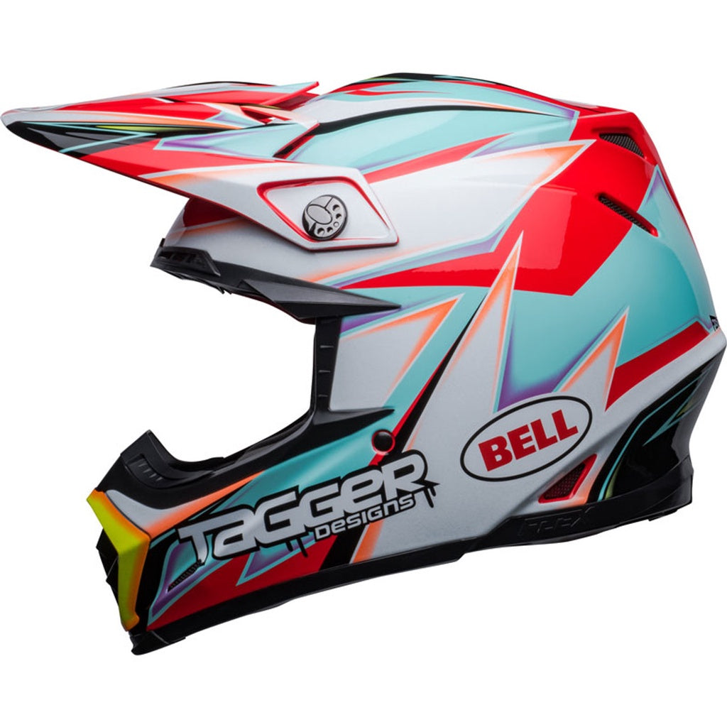 BELL MOTO-9S HELMET - TAGGER EDGE - L