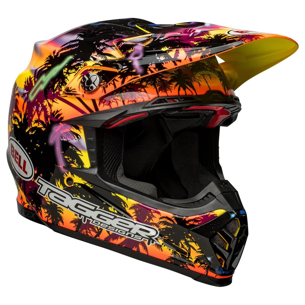 BELL MOTO-9S HELMET - TAGGER TROPICAL - XL