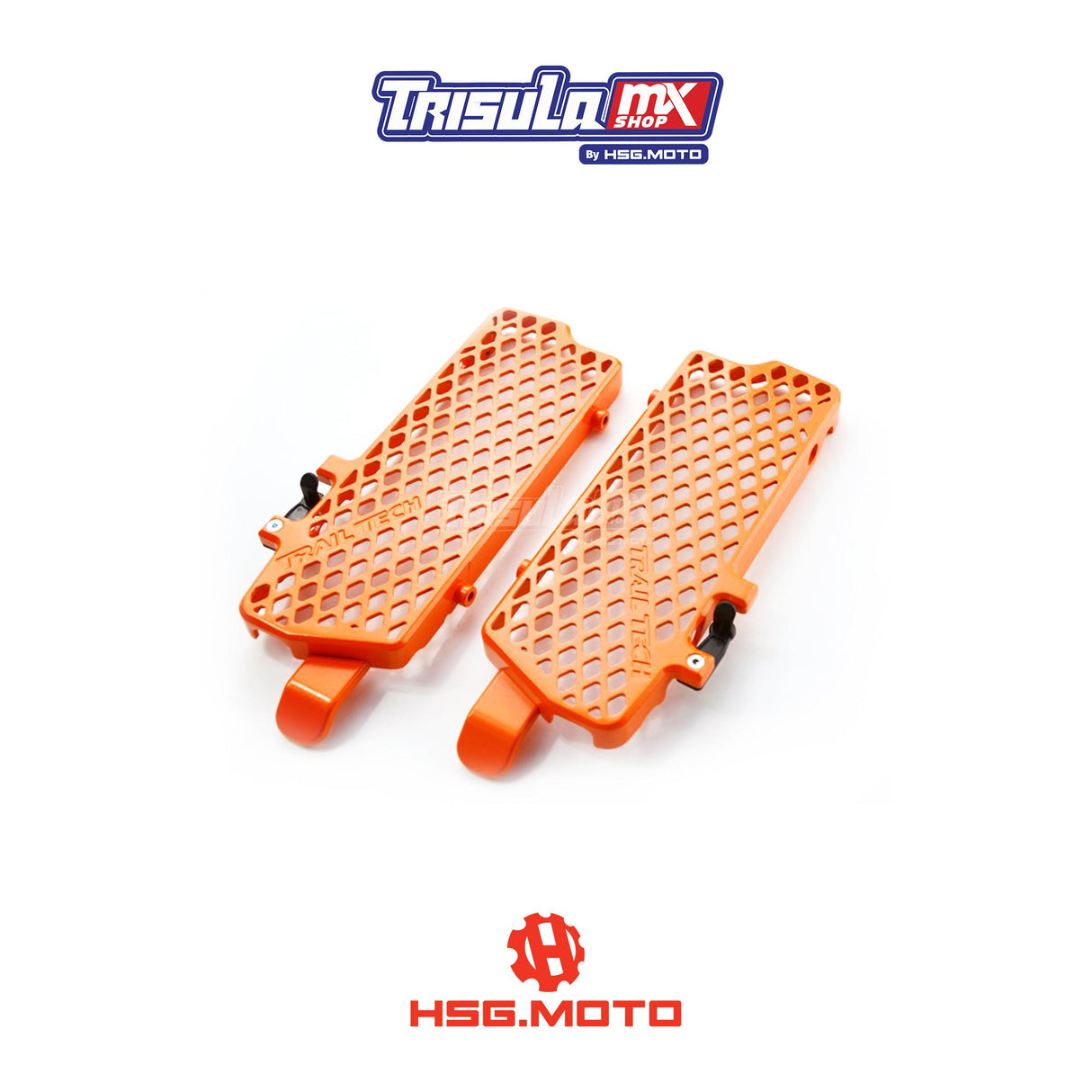 COVER RADIATOR TRAIL TECH RADIATOR GUARD - ORANGE
