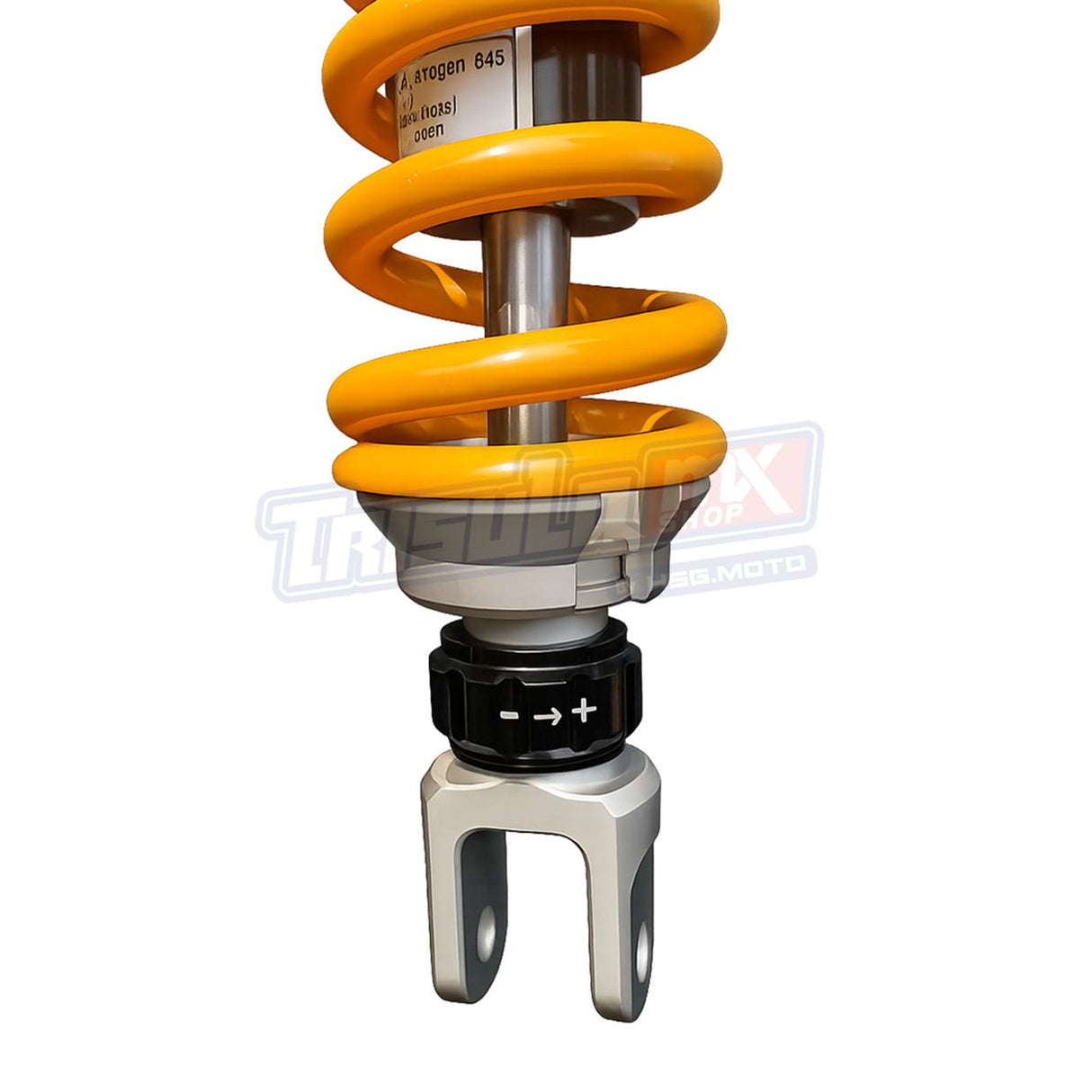 DELKEVIC MONOSHOCK KLX 150 - YELLOW/SILVER