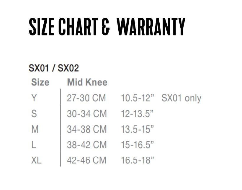 EVS SX01 KNEE BRACE SINGLE