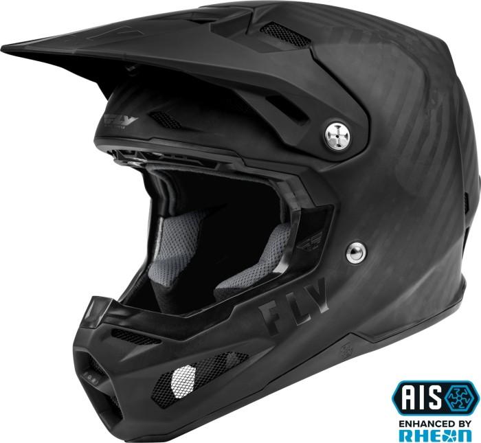 FLY RACING FORMULA CARBON SOLID HELMET 22 - MATTE BLACK CARBON