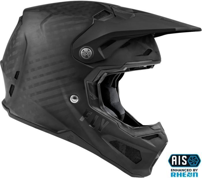 FLY RACING FORMULA CARBON SOLID HELMET 22 - MATTE BLACK CARBON