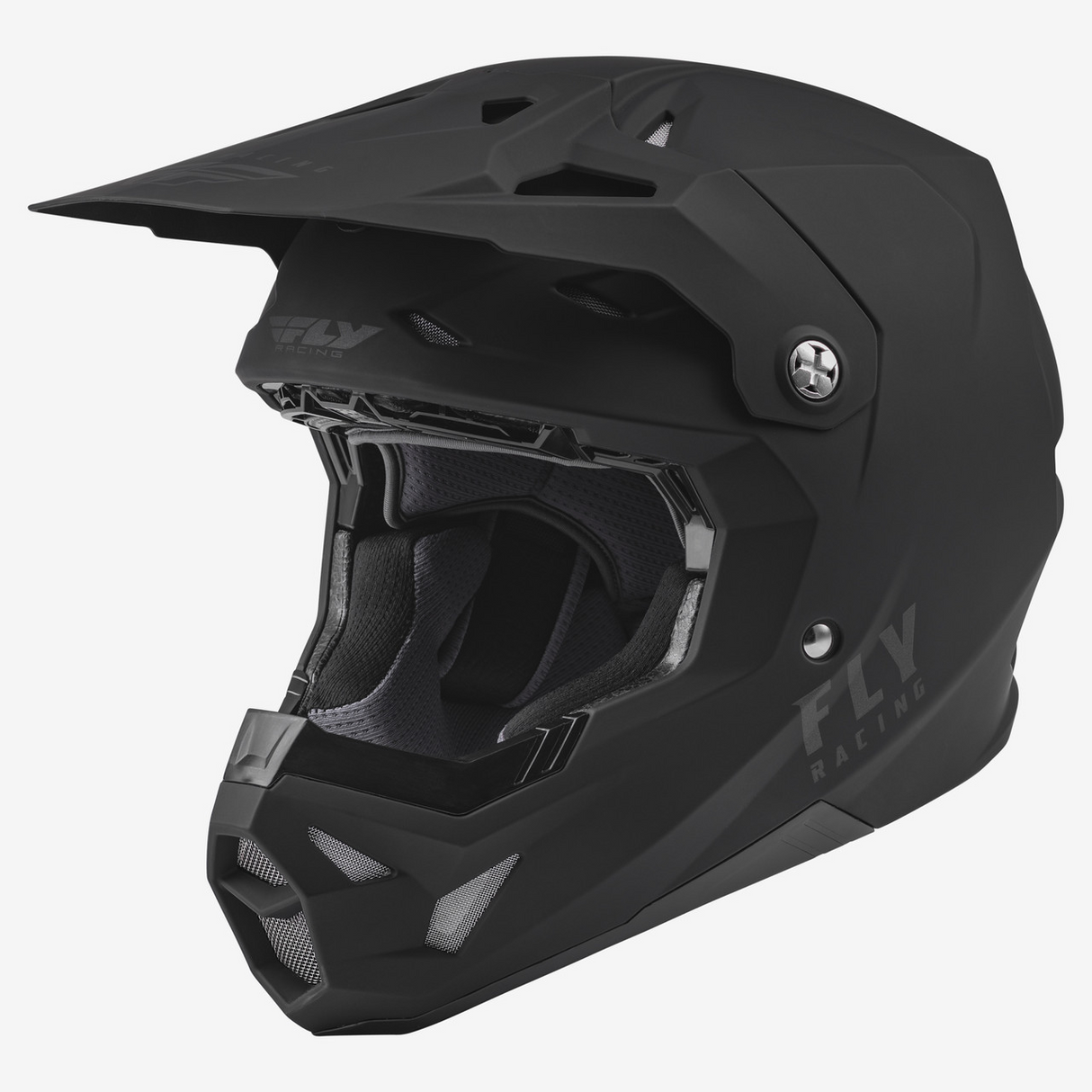 FLY RACING YOUTH FORMULA CP SOLID HELMET 22 - MATTE BLACK