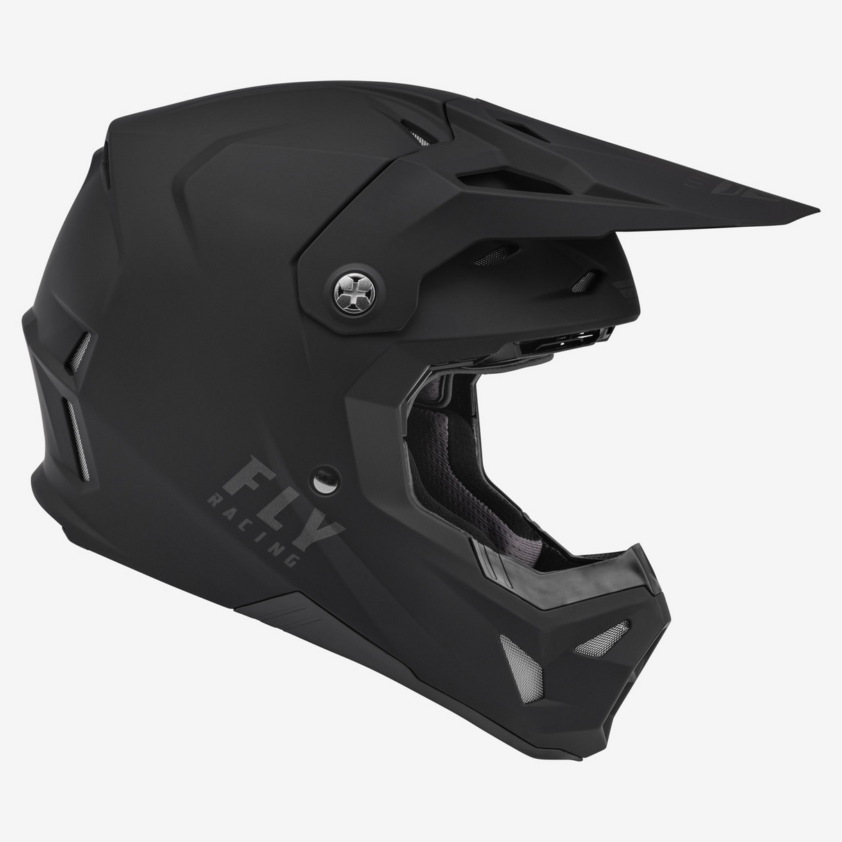 FLY RACING YOUTH FORMULA CP SOLID HELMET 22 - MATTE BLACK