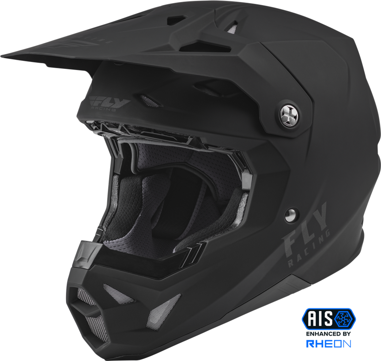 FLY RACING YOUTH FORMULA CP SOLID HELMET 22 - MATTE BLACK