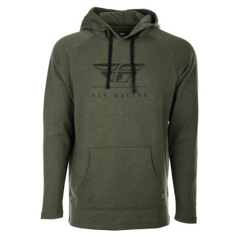FLY CREST HOODIE - MILITARY GREEN