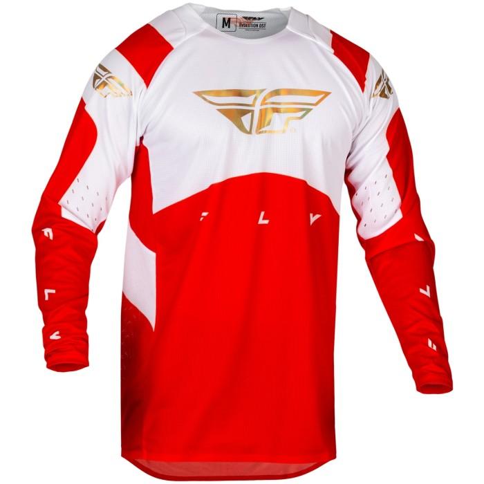 FLY EVOLUTION DST L.E. PODIUM JERSEY 2024-RED/WHITE/RED IRIDIUM
