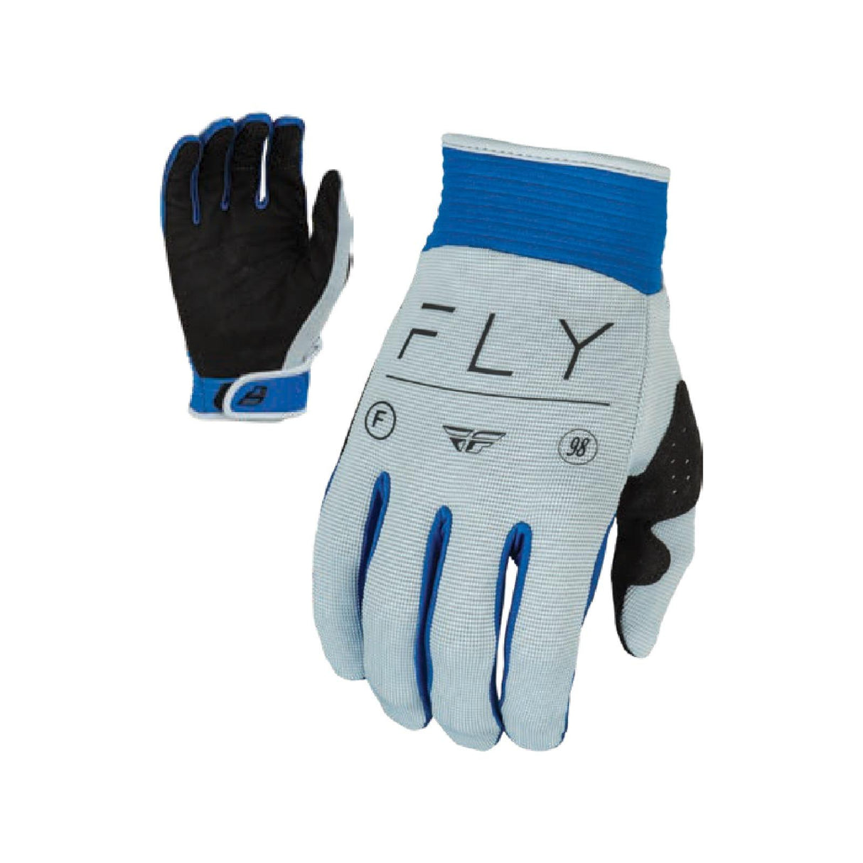 FLY F-16 GLOVES WOMEN 2024 - ARCTIC GREY/BLUE