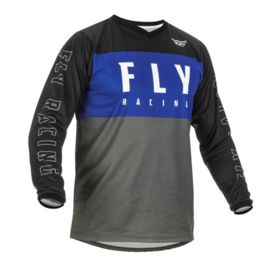 FLY F-16 YOUTH JERSEY 2022 - BLUE BLACK GREY - YX