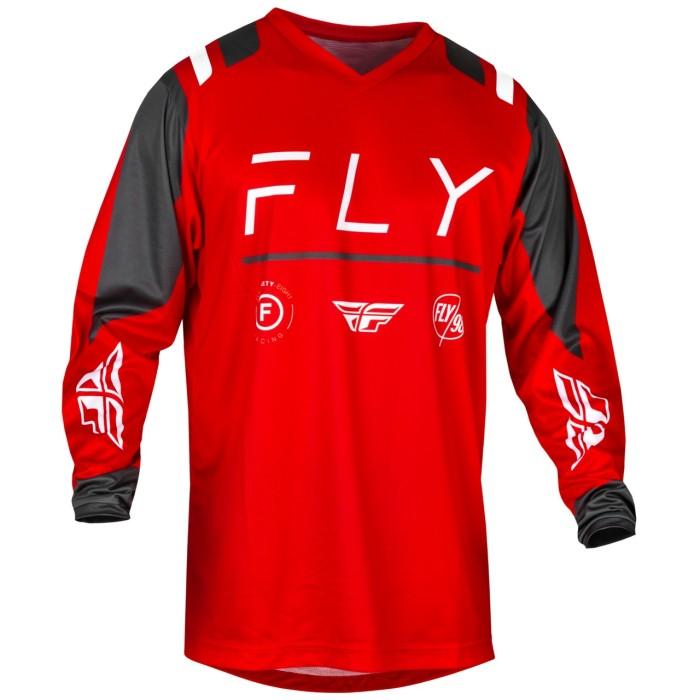 FLY F-16 JERSEY 2024 - RED/CHARCOAL/WHITE