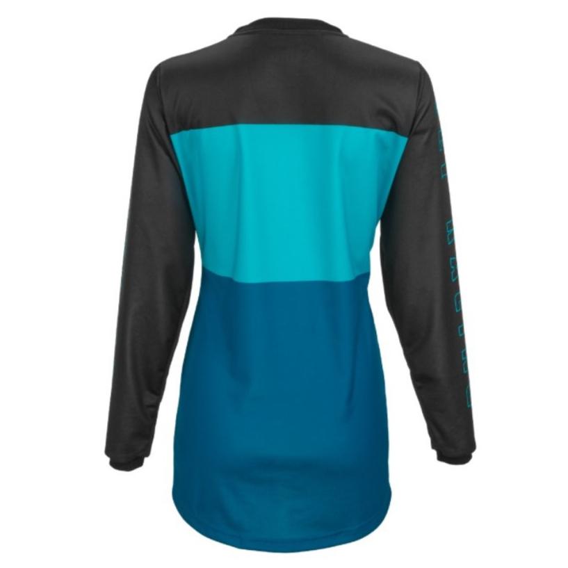 FLY F-16 WOMEN JERSEY 2022 - AQUA DARK TEAL BLACK