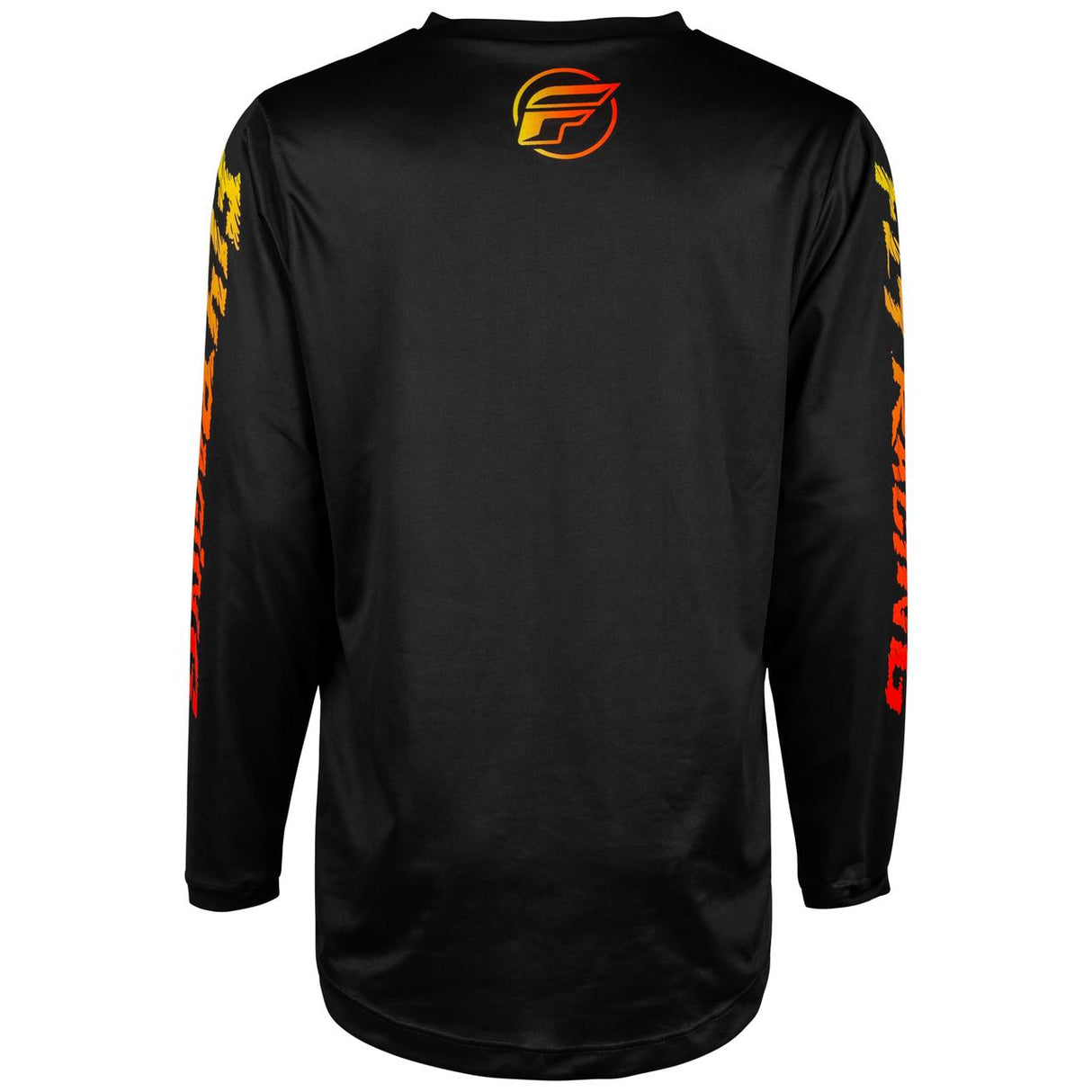 FLY F-16 YOUTH JERSEY 2024 - BLACK/YELLOW/ORANGE