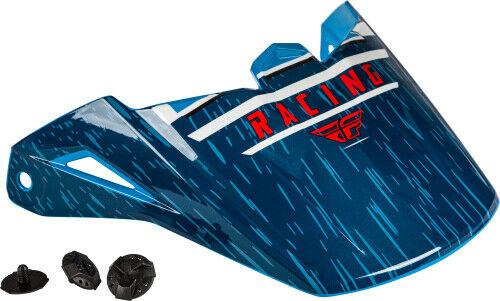 FLY KINETIC K120 HELMET VISOR BLUE-WHITE-RED