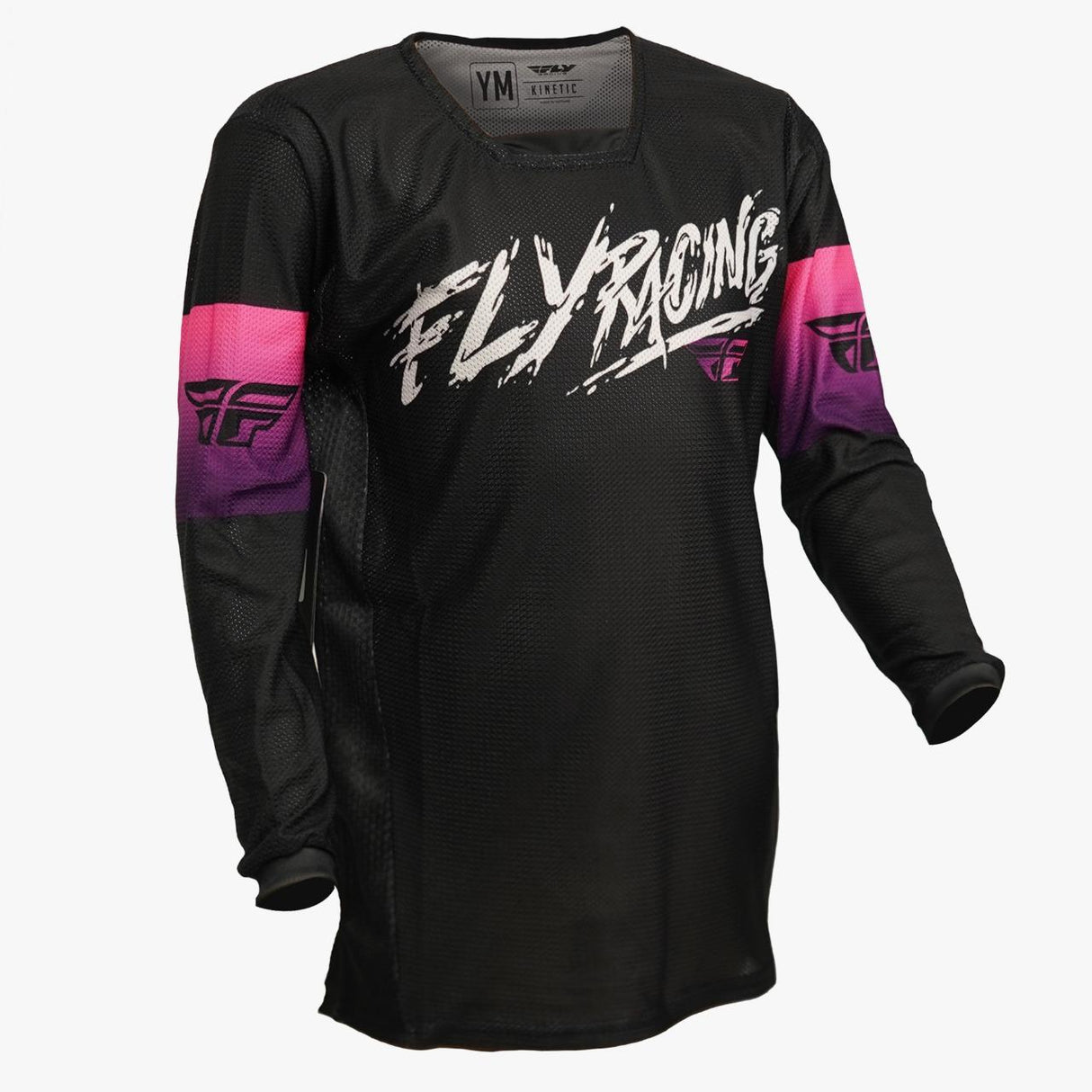 FLY KINETIC MESH KHAOS YOUTH JERSEY 2023.5 - BLACK/PURPLE/PINK