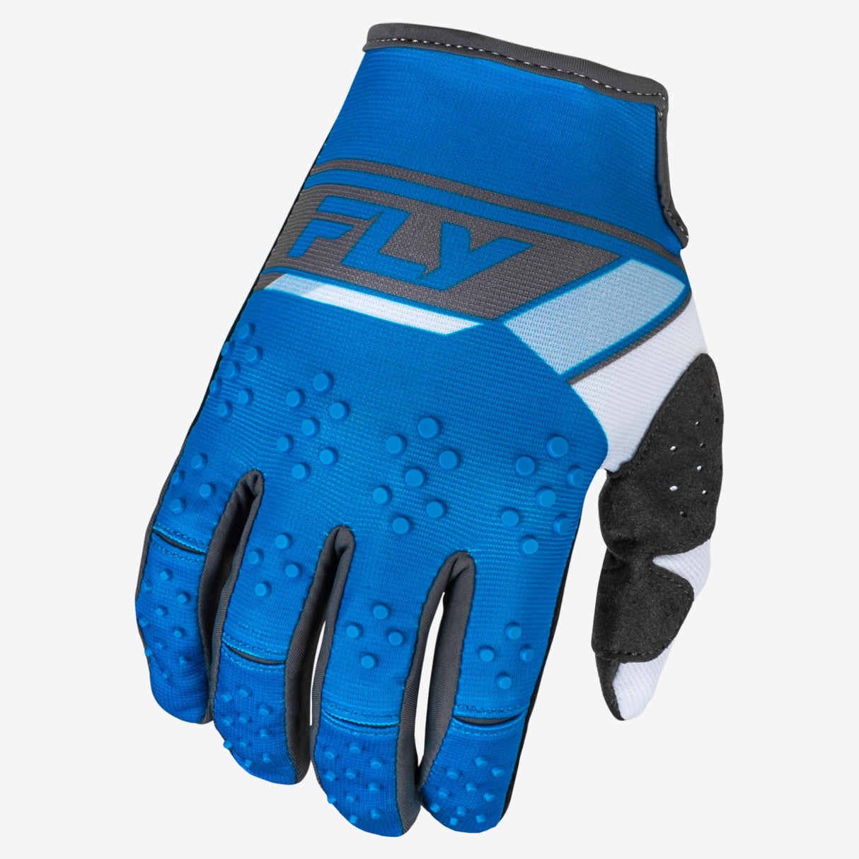 FLY KINETIC PRIX GLOVES 2024 - BRIGHT BLUE/CHARCOAL