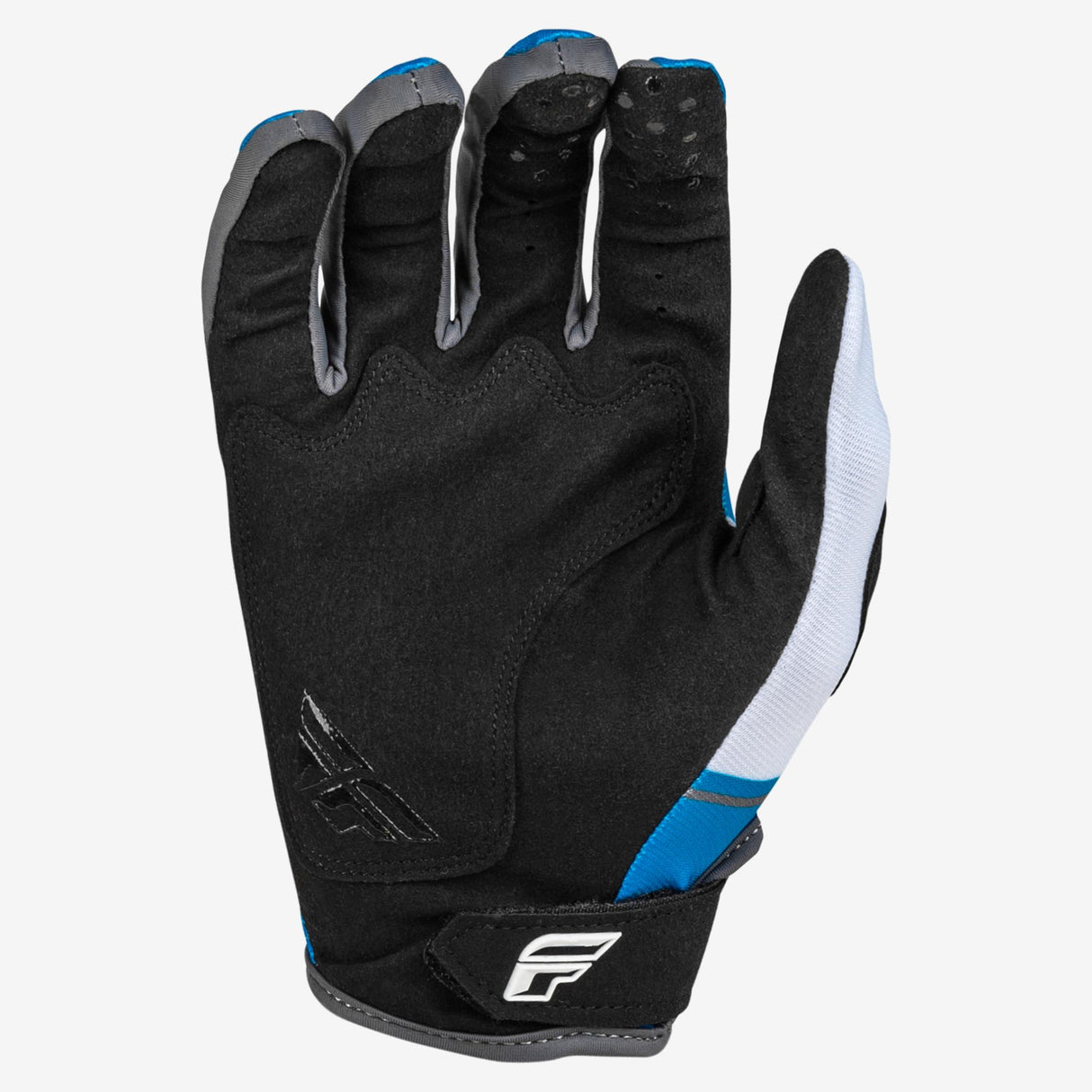 FLY KINETIC PRIX GLOVES 2024 - BRIGHT BLUE/CHARCOAL