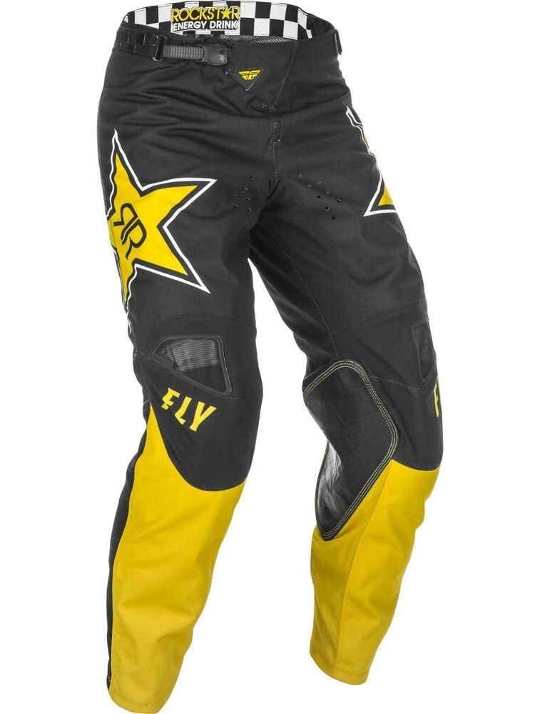 FLY KINETIC ROCKSTAR PANTS YELLOW-BLACK