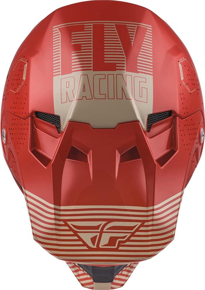 FLY RACING FORMULA CC PRIMARY HELMET - RED/KHAKI