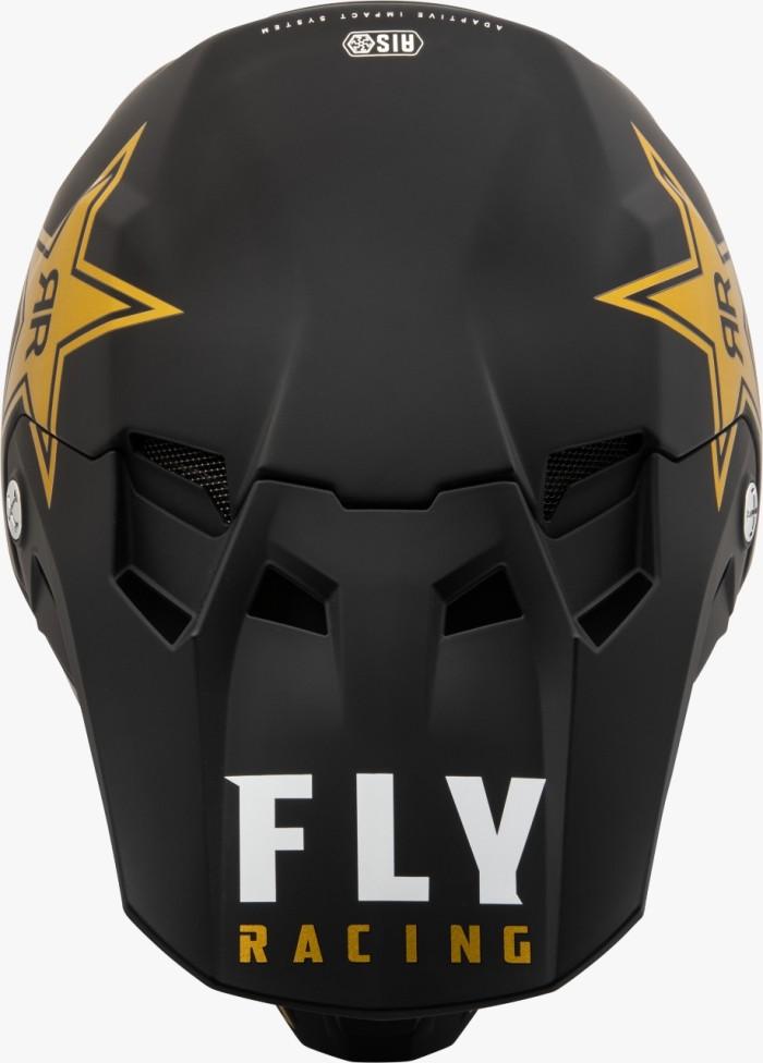 FLY RACING FORMULA CC ROCKSTAR HELMET 22 - MATTE BLACK/GOLD