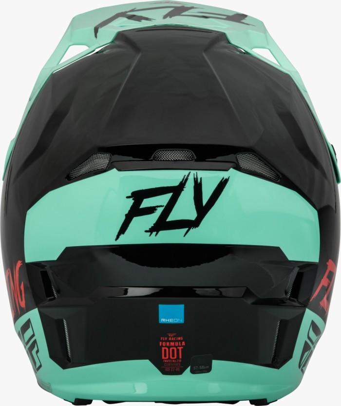 FLY RACING FORMULA CP S.E. RAVE HELMET 23 - BLACK/MINT/RED