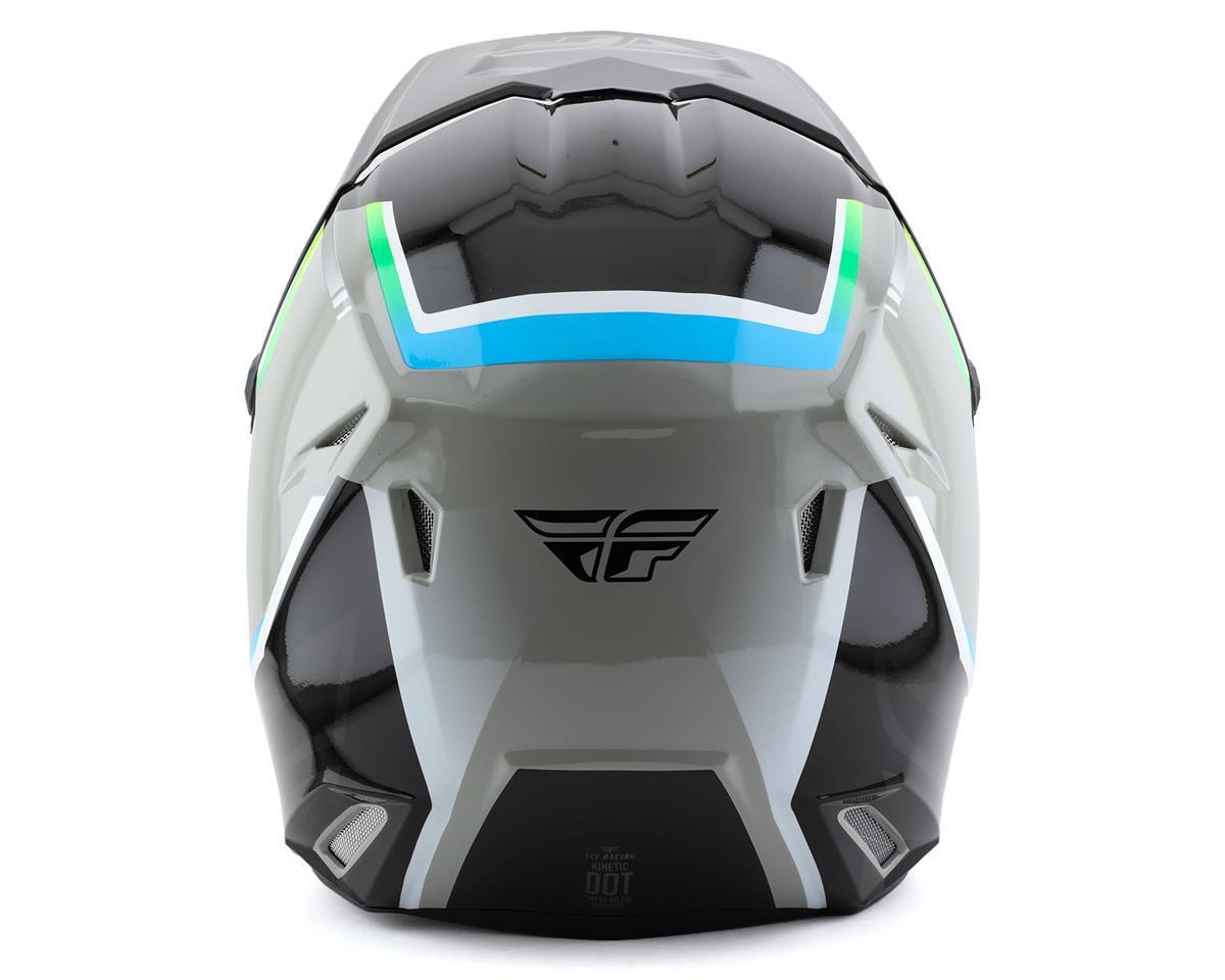 FLY RACING YOUTH KINETIC VISION HELMET 2023 - GREY/BLACK
