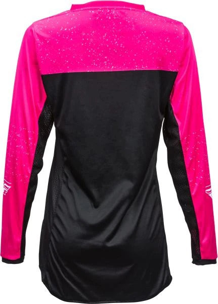 FLY WOMEN'S LITE JERSEY NEON PINK/BLACK - SM