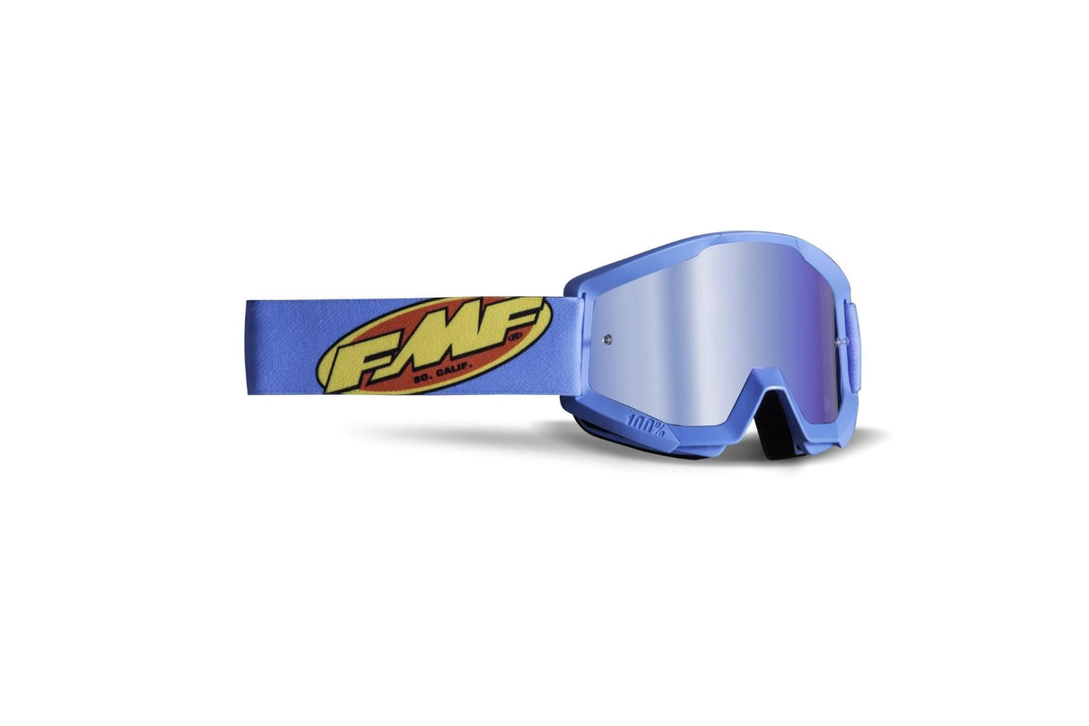 FMF POWERCORE GOGGLE - CYAN-BLUE MIRROR