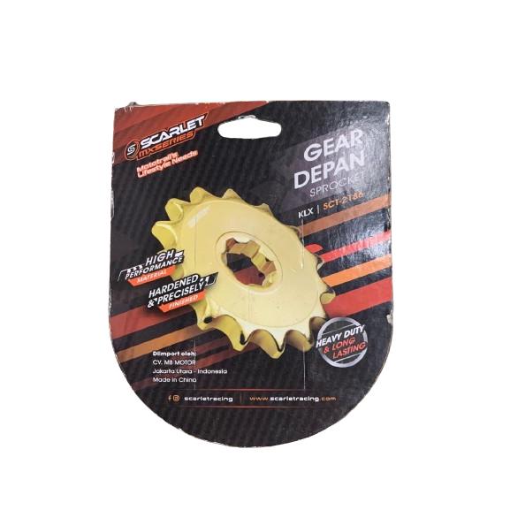GEAR DEPAN KLX 13T - GOLD