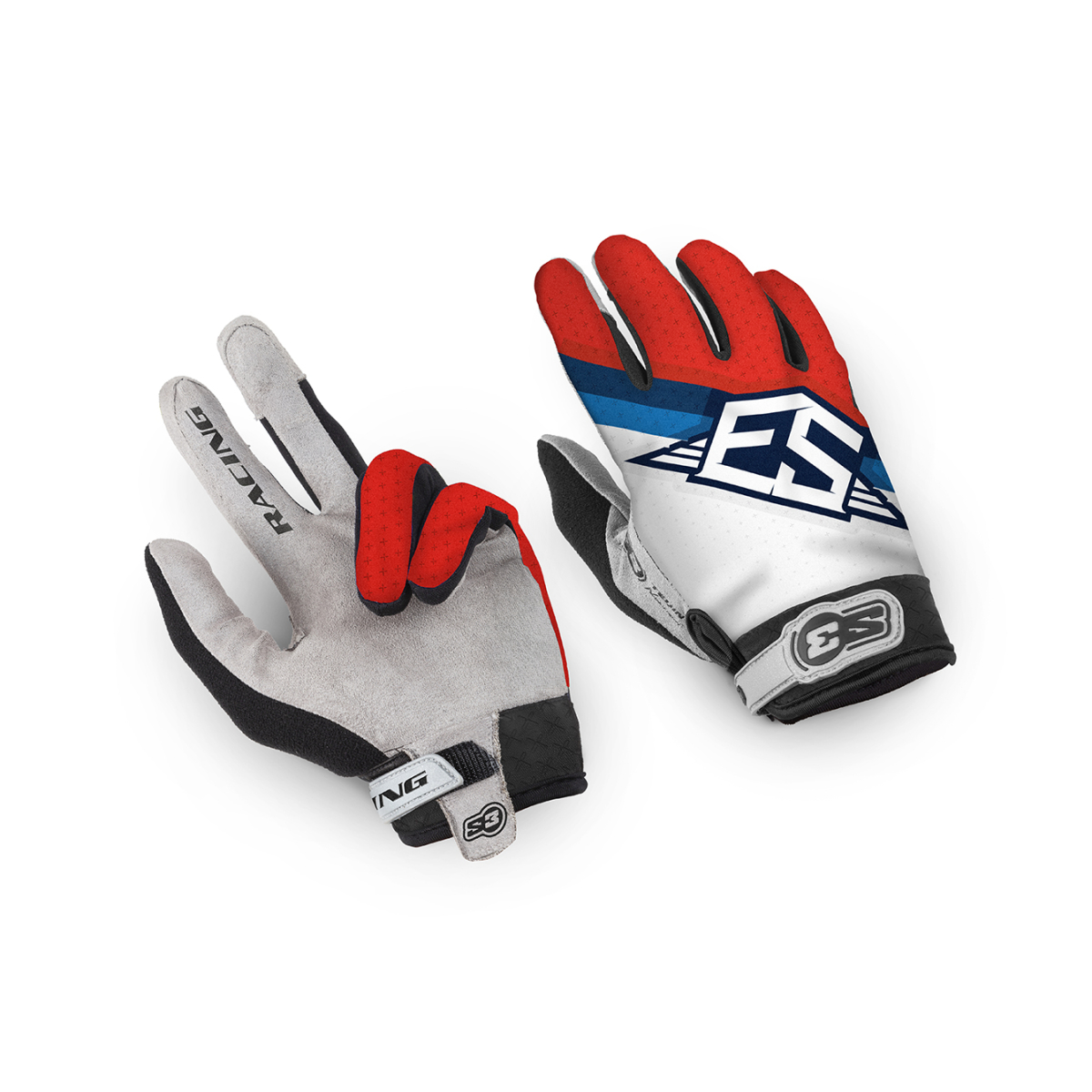 S3 RACING GLOVES ROCK - RED