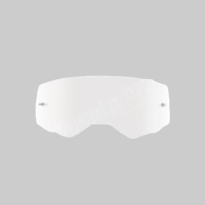 GOGGLE LENS FLY SINGLE LENS W/POST ADULT CLEAR