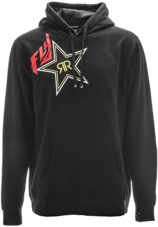 HOODIE FLY ROCKSTAR PULLOVER BLACK