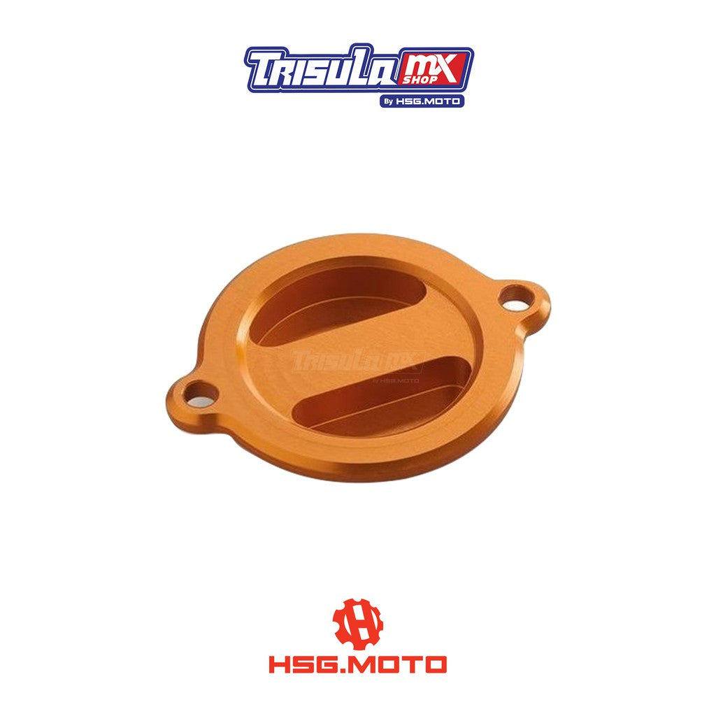 KTM BILLET OIL FILTER COVER - ORANGE