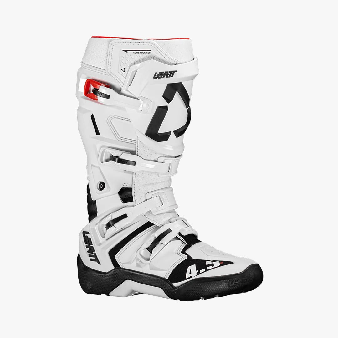 LEATT BOOT 4.5 ENDURO - WHITE sz 8