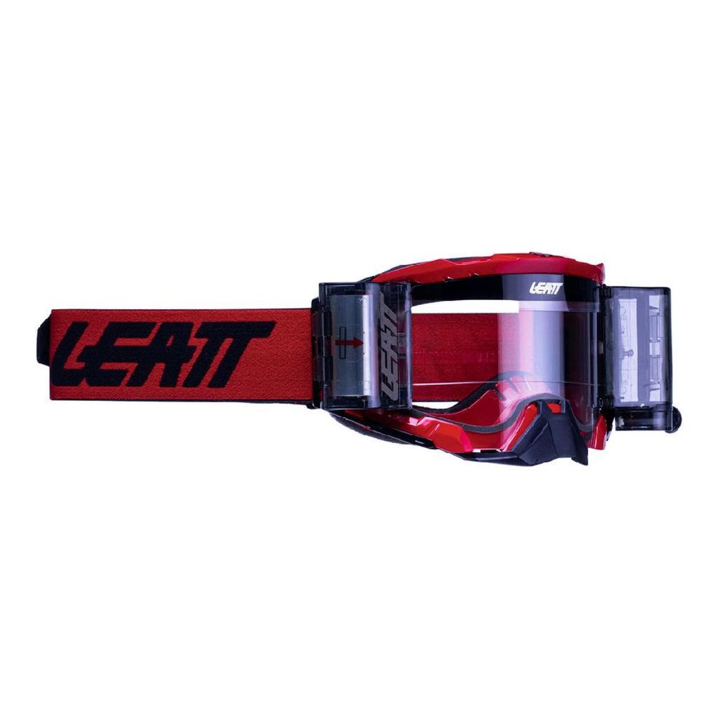 LEATT GOGGLE 5.5 VELOCITY ROLL-OFF RED CLEAR 83%