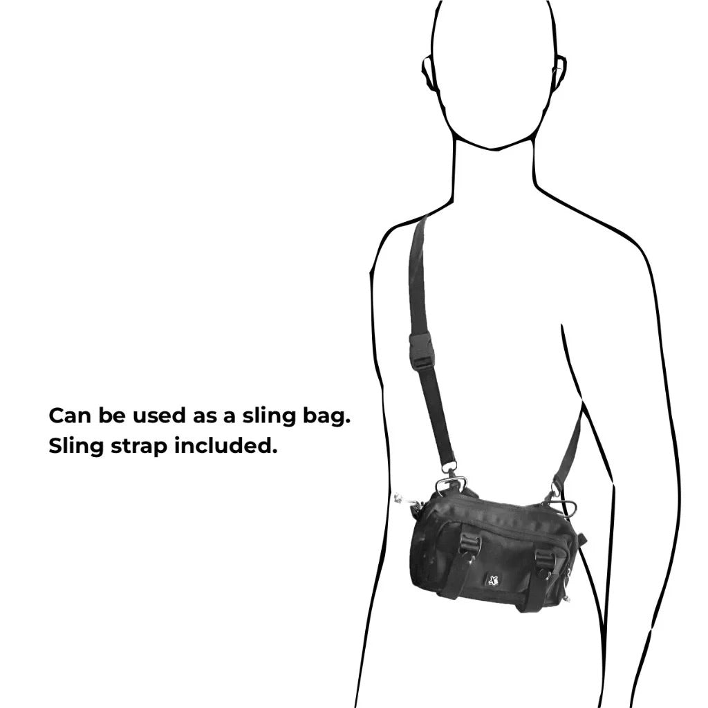 MUD BEAST HANDLE BAG 2,1 BLACK