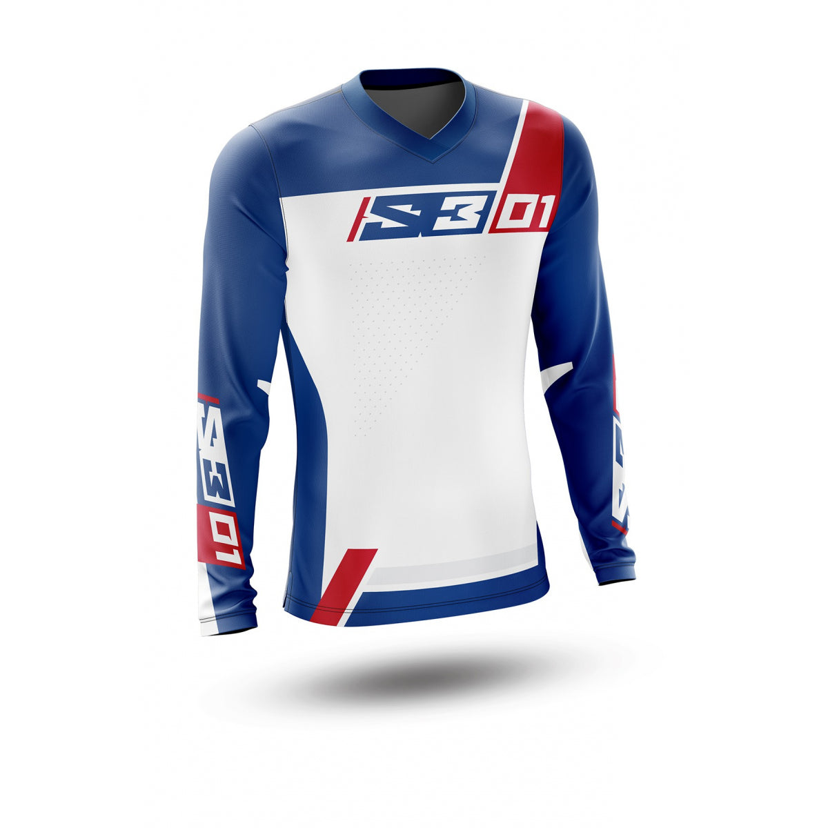 S3 ENDURO SHIRT COLLECTION 01 JERSEY - RED/BLUE PATRIOT