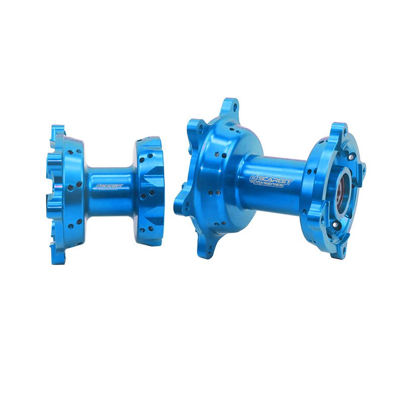 SCARLET RACING - TROMOL SET CRF150 36H DOUBLE BEARING CNC - ICE BLUE