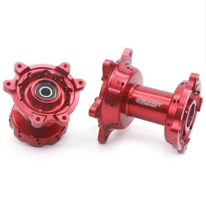 SCARLET RACING - TROMOL SET CRF150 36H DOUBLE BEARING CNC - RED