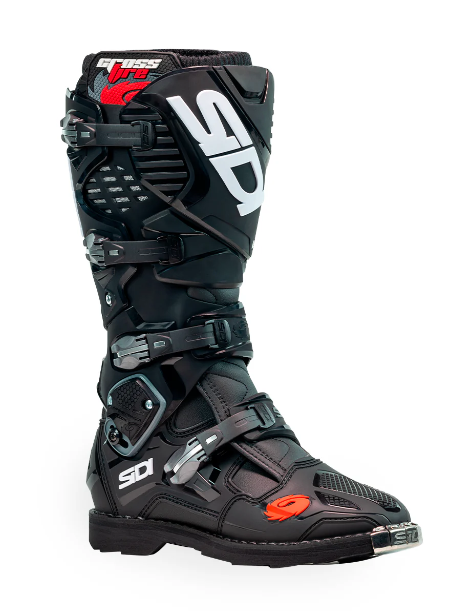 SIDI CROSSFIRE 3 MX BOOTS - BLACK-BLACK
