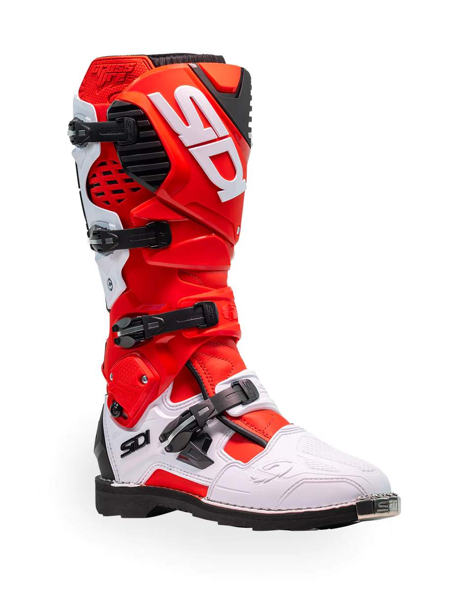 SIDI CROSSFIRE 3 MX BOOTS - RED-WHITE