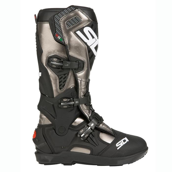 SIDI ATOJO SRS MX BOOTS - LEAD GREY BLACK CAMO