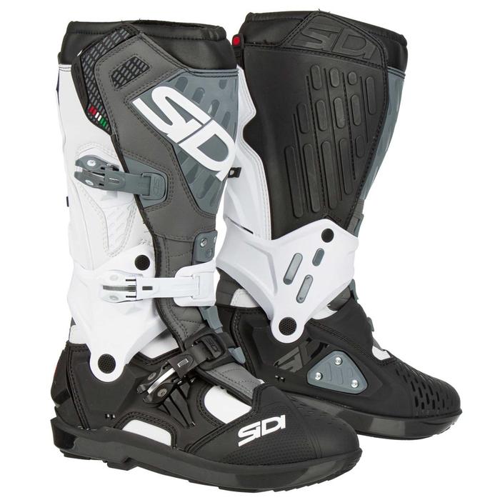 SIDI ATOJO SRS MX BOOTS - WHITE-BLACK-GREY