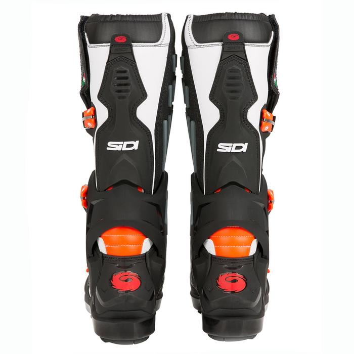 SIDI ATOJO SRS MX BOOTS - WHITE-BLACK-ORANGE